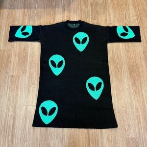 Dressed in LALA Knit Alien Midi Dress
